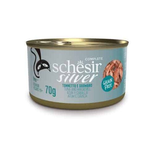 Schesir Cat Silver Senior Tuna in Sku&scaron;a 70 g konzerva Cene