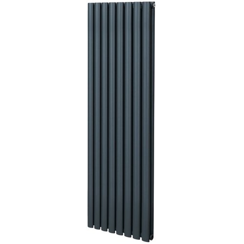 Monster ovalni stebričasti radiator &amp;ndash; 1600 mm x 480 mm &amp;ndash; antracitno siva, (21569868) Slike