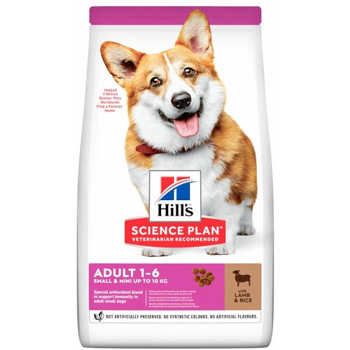 Hill’s Hill's™ Science Plan™ Pas Adult Small&Mini. Jagnjetina i Pirinač, 1,5 kg Slike