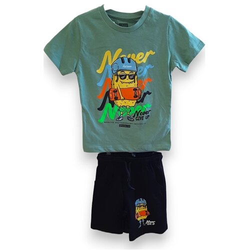  Komplet  kratki rukav pamučni za  dečake  never Cene