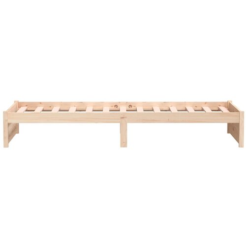  Okvir za krevet od masivnog drva 75 x 190 cm jednokrevetni Slike