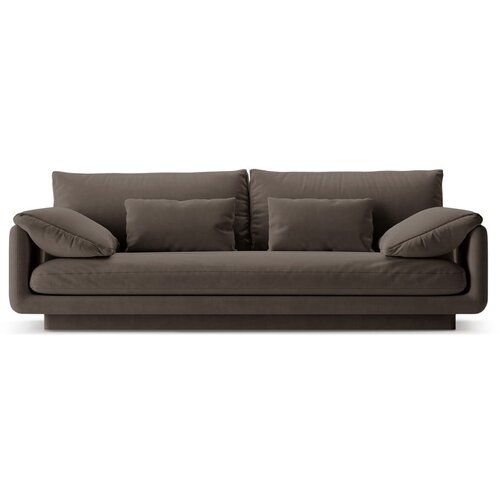 Micadoni Smeđa sofa od boucl&amp;eacute; tkanine 220 cm Torino &amp;ndash; Home Slike