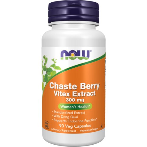 Now Foods chaste berry (vitex) 300 mg - endokrina podrška za žene Cene