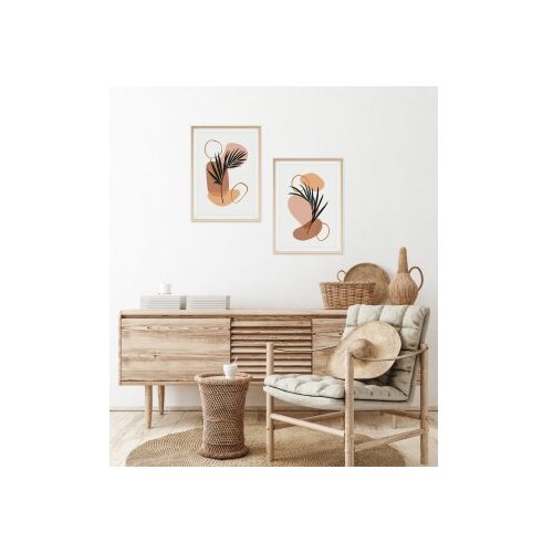 WALLXPERT Uramljena slika Huhu127, 35x50 cm , 2 dijela Cene