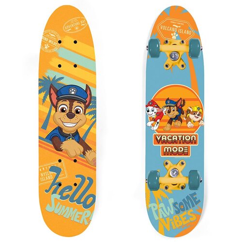 Dječji drveni skateboard Paw patrol žuti Slike