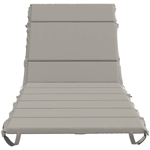  Jastučić za ležaljku GEMERT 100% poliester Siva 200 x 70 x 3 cm Slike