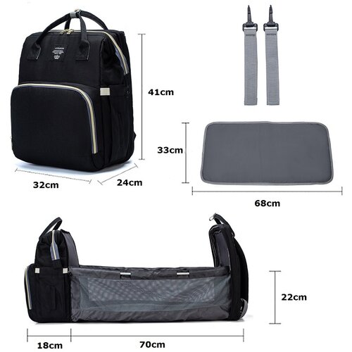 Bbo BT023 torba za mame sport mama bag - black ( BT023BLACK ) BT023BLACK Cene