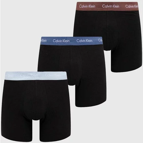 Calvin Klein Underwear Boksarice 3-pack moški, črna barva