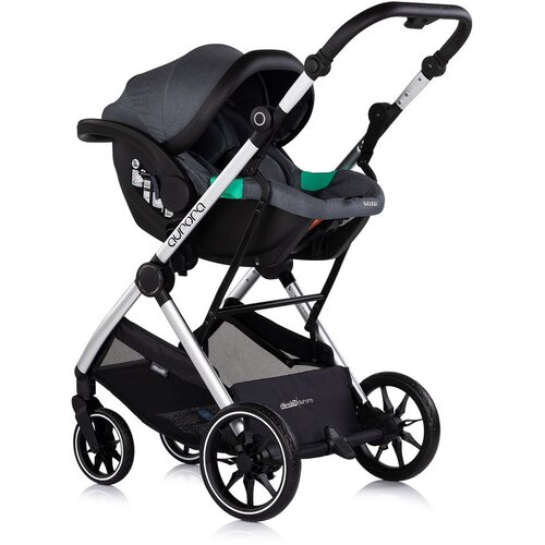Chipolino dječja kolica 3u1 Aurora Charcoal Slike