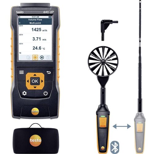 testo Anemometer 440 set 1 delta P 0563 4409 kalibrirano prema tvorničkom standardu (sa certifikatom) Cijene