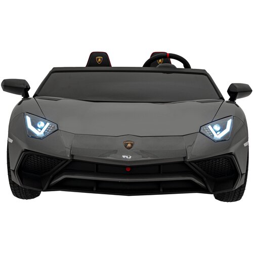  Licencirani auto na akumulator Lamborghini Aventador SV STRONG - dvosjed - sivi Slike