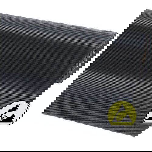 Notrax ESD, Rib &amp;#039;n&amp;#039; Roll, Dx&amp;Scaron; 1500 x 1200 mm, črna Slike