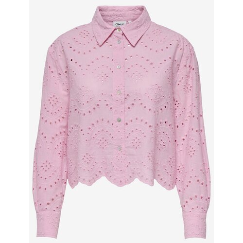 Only Noos Valais Shirt - Pink Lady Ružičasta Slike