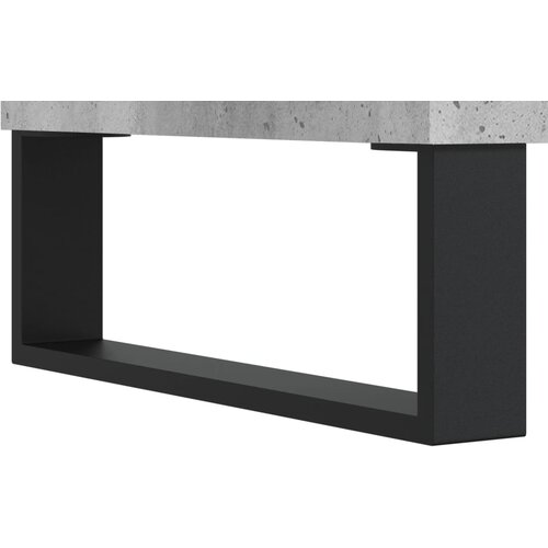  Komode 2 kom boja betona 40 x 35 x 70 cm od konstruiranog drva Siva Slike