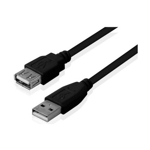FastAsia kabl USB 2.0 A - USB A M/F (produžni) 1.8m crni Slike