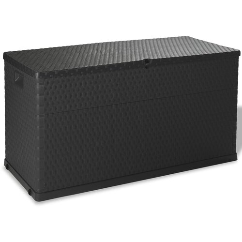 VidaXL Vrtna &amp;scaron;katla za shranjevanje 120x56x63 cm antracitna Slike