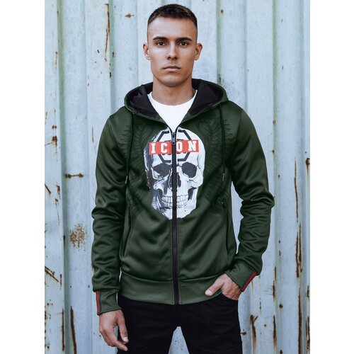 DStreet Bluza męska rozpinana z kapturem zielona Cijene