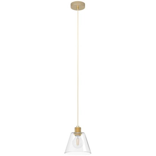 Eglo Viseća lampa COPLEY E27 20 cm zlatna/staklo 43633 Slike