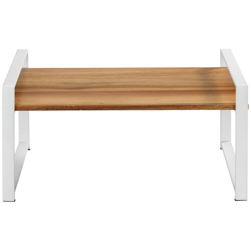 Wenko 53027100 - Polica LOUISA 40x20 cm bela/smeđa Slike