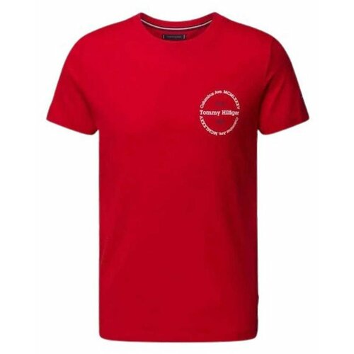 Tommy Hilfiger crvena muška majica THMW0MW34390-XLG Slike