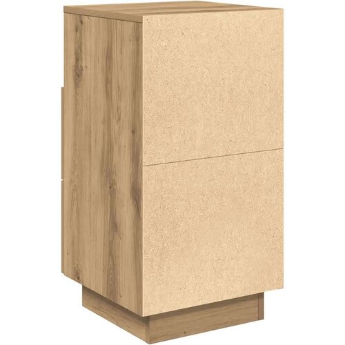vidaXL Nočne omarice z 2 predaloma 2 kosa artisan hrast 36x36x68 cm Cene
