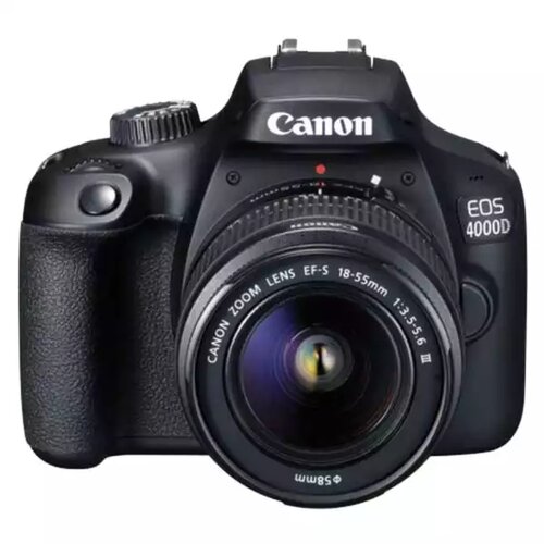 Canon Digitalni fotoaparat EOS4000D + objektiv 18-55 DC III Black Slike
