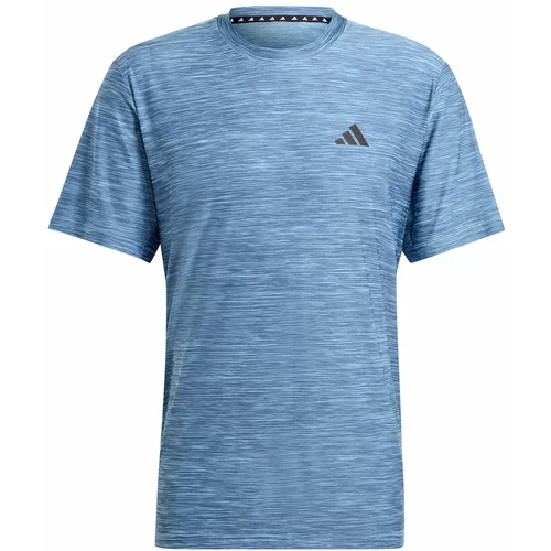 Adidas Funkcionalna majica 'Essentials' modra / nebeško modra / črna