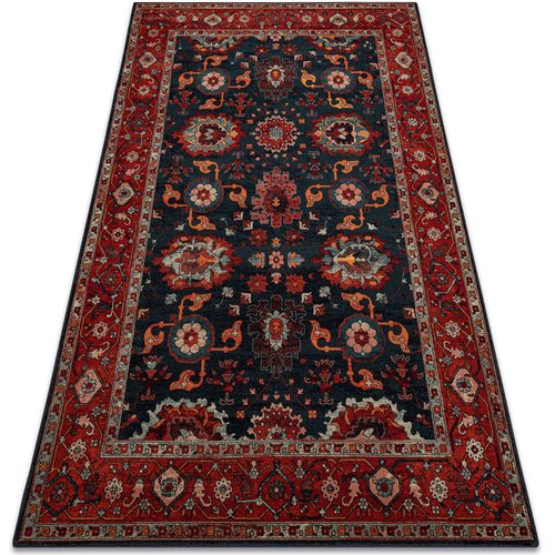 RugsX Preproge Preproga volna POLONIA Tesoro Okvir temno modra 200x300 cm Modra Cene