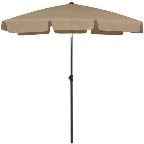 VidaXL Suncobran za plažu smeđe-sivi 180 x 120 cm Slike