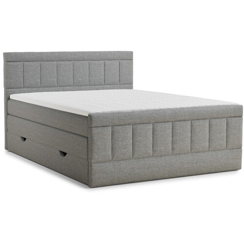 Maison de Rêve Sivi boxspring krevet s prostorom za odlaganje 180x200 cm Caya &ndash; Cijene