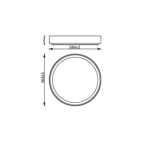 Philips 929004115801 Hanno plafonska lampa ss rd 24w 27k crna b_g ( 20665 ) Cene