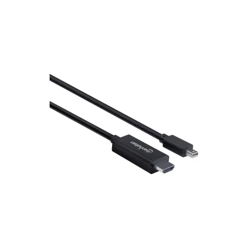 Manhattan HDMI priključni kabel 180.00 cm 153287 crna [1x muški konektor mini displayport - 1x muški konektor HDMI]