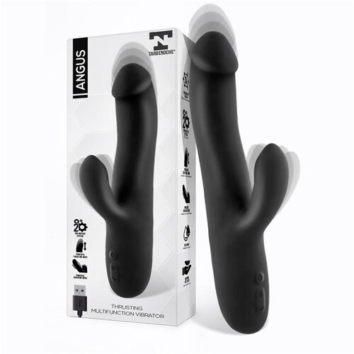 TARDENOCHE Angus Vibrator with Thrusting Movement 2 Motors Silicone Black Cijene
