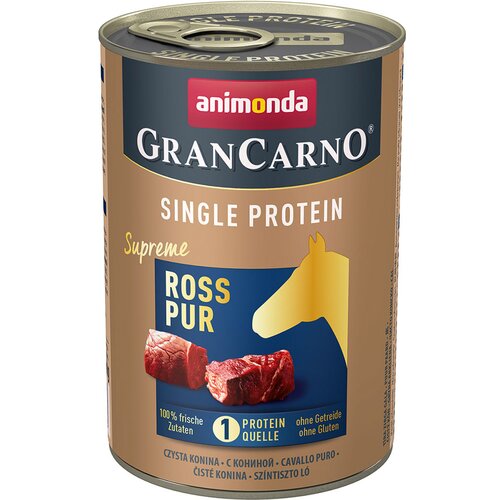 Animonda GranCarno Adult Single Protein Supreme 6 x 400 g - Konj Slike