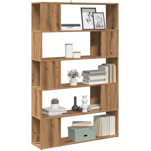 vidaXL Knjižna omara/razdelilnik sob Artisan Oak 100x24x155 cm Cene