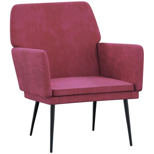 VidaXL Fotelj vinsko rdeč 62x79x79 cm žamet, (20929542) Slike