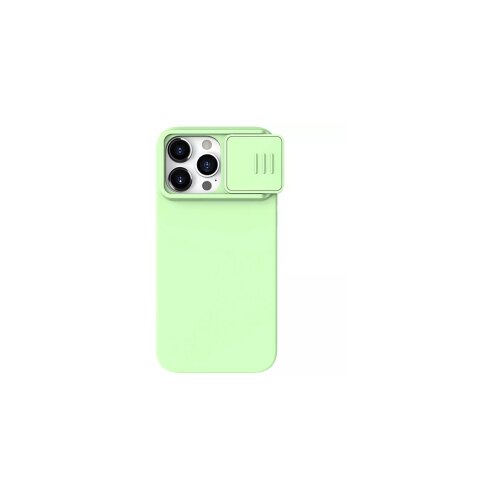  ZA&Scaron;TITNA MASKA NILLKIN CAMSHIELD SILKY SILIKONSKA FUTROLA ZA IPHONE 15 PRO MINT Cijene