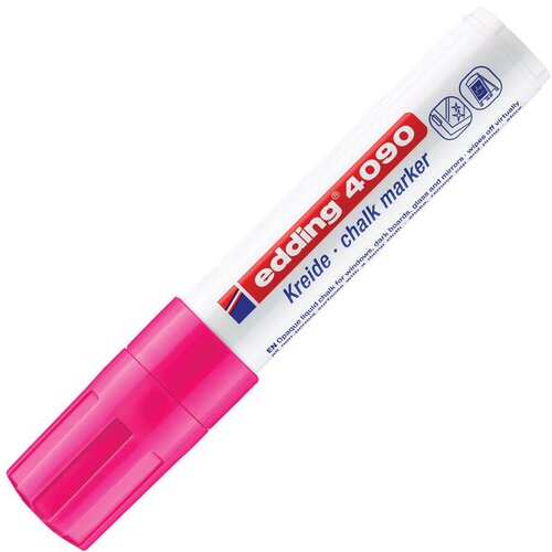  Marker-kreda za steklo 4-15mm edding 4090 neon roza Slike