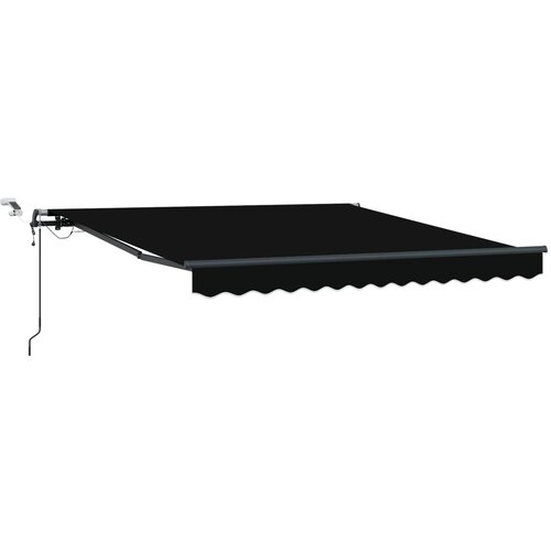  Tkanina za tende s Crna 300 x 250 cm Poliester Slike
