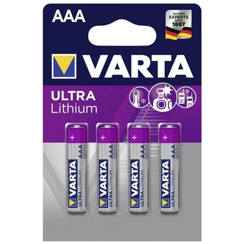 Varta 6103301404 - set od 4 litijumskih baterija ULTRA AAA 1,5V Cene