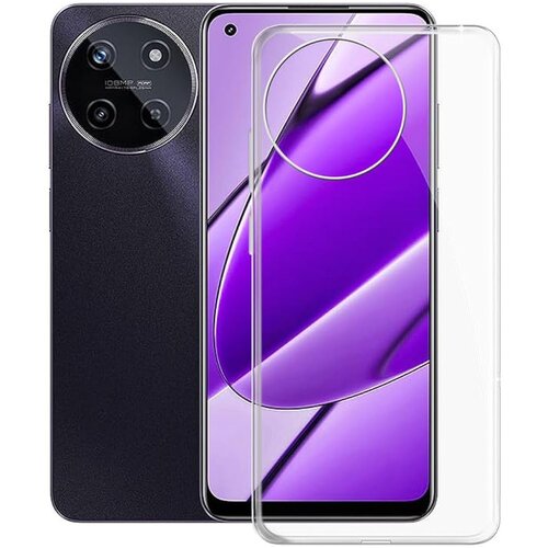 Ultra tanek 0,5 mm zaščitni ovitek za Realme 11 4G - prozorni Cene