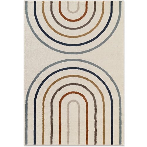 Hanse Home Kremno bela otroška preproga 160x235 cm Double Rainbow – Cene
