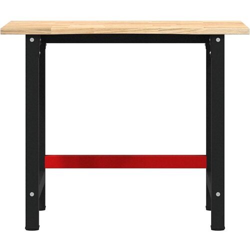  Radni stol 100x60x81,5 cm puno drvo hrast Slike