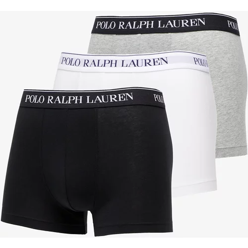 Polo Ralph Lauren Stretch Cotton Classic Trunks Grey/ White/ Black