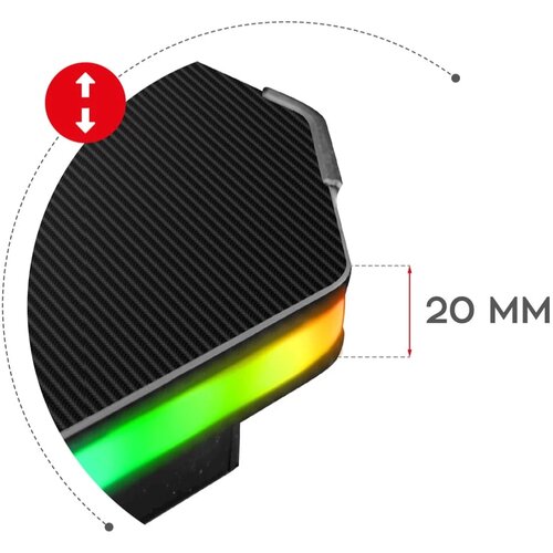 Huzaro gaming sto hero 2.5 rgb 120x60cm Slike