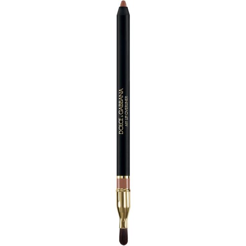 Dolce & Gabbana My Lip Overliner svinčnik za ustnice s čopičem odtenek 02 My Brownie Nude - Soft Brown Nude 1.2 g Cene