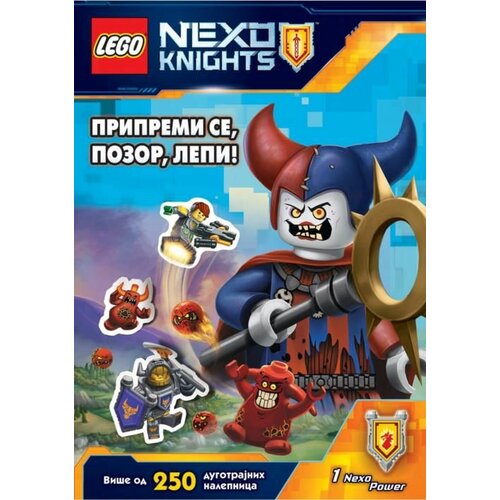 Publik Praktikum Grupa autora - Lego Nexo Nights - Pripremi se, pozor, lepi! - 250 nalepnica Slike