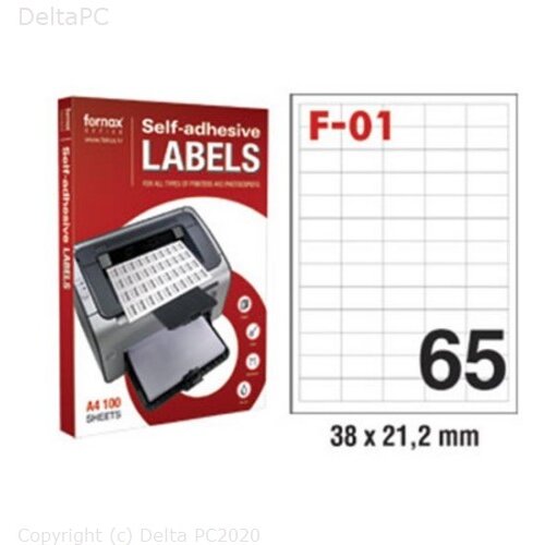  Naljepnica 38x21,2 Fornax F-01 Cijene