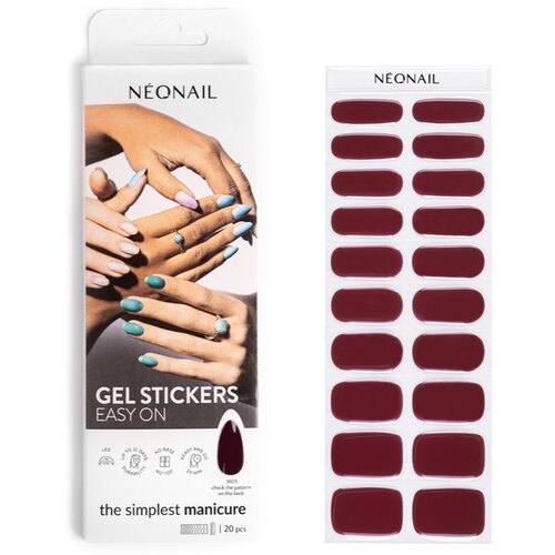 NeoNail Easy On Gel Stickers Naljepnice za nokte nijansa M05 20 kom Slike