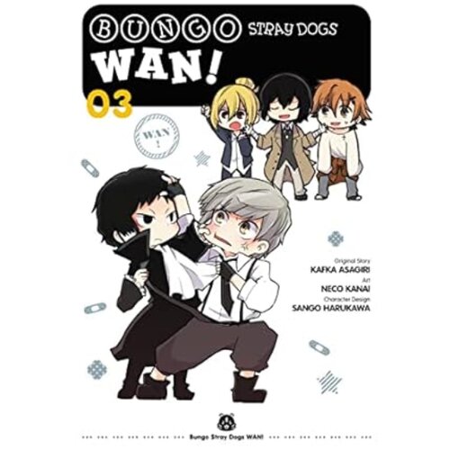 Diamond Comic Distributors Kafka Asagiri - Bungo Stray Dogs: Wan!, Vol. 3 Cene